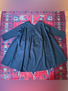 WHITEREAD Black Tent Dress - 100% Wool - UK 6 / XS S - Made in England - $500
